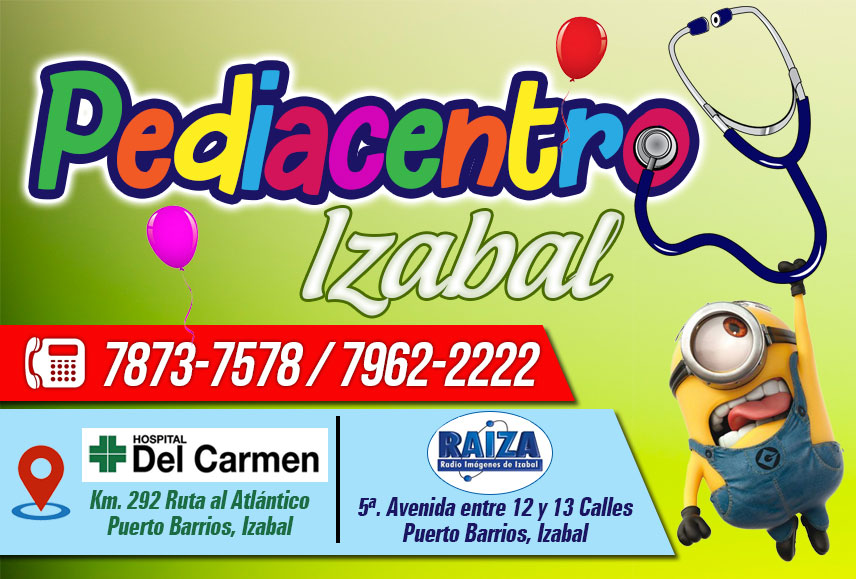 PEDIACENTRO IZABAL – directorio ADITEL – Pediatría en Puerto Barrios